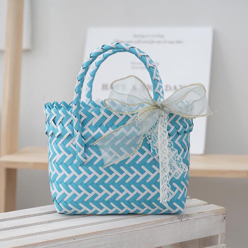 Top brand high-quality new free designer bag new children's bag tote bag beach bag woven bag diagonal woven scarf tote basket gift new free desig