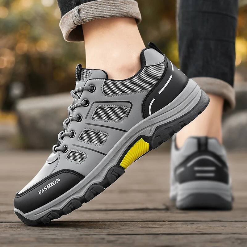 Ddmyoutdoor Men S Outdoor Mountaineering Mesh Thick Bottom Non Slip Sneaker Strap Wear Resistant Work Breathable Casual Shoes Zapatillas Outdoor Shoes