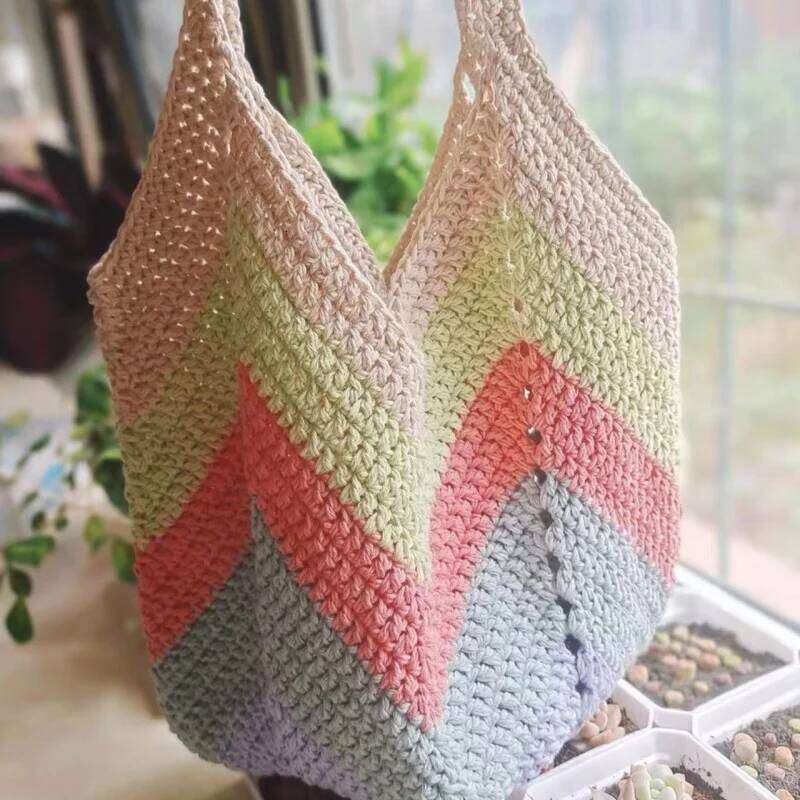 Handwoven Handbag, Single Shoulder Backpack, Women's Shopping Bag, Beach Leisure Bag