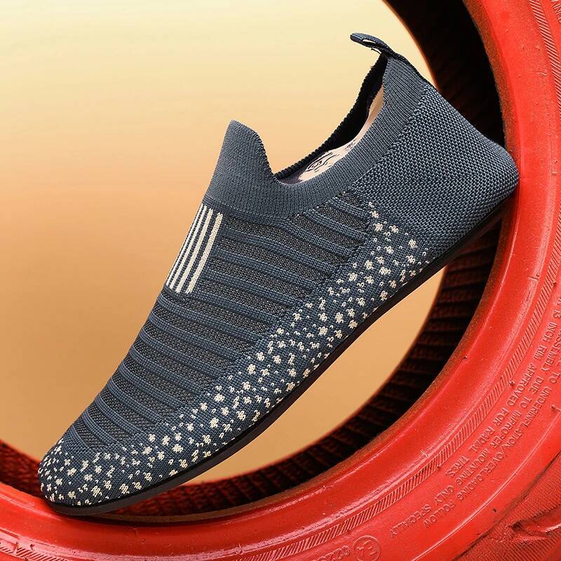 Ddmyoutdoor MAEDEF Men S Mesh Loafers Summer Fashion Soft New High Quality Outdoor Walking Breathable Non Slip Casual Shoes Outdoor Shoes