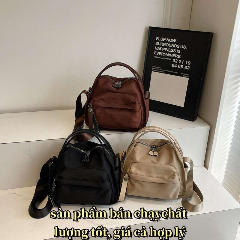 Minimalist Lightweight Casual Nylon Fashion Versatile Women's Crossbody Shoulder Handbag Commuter Bag