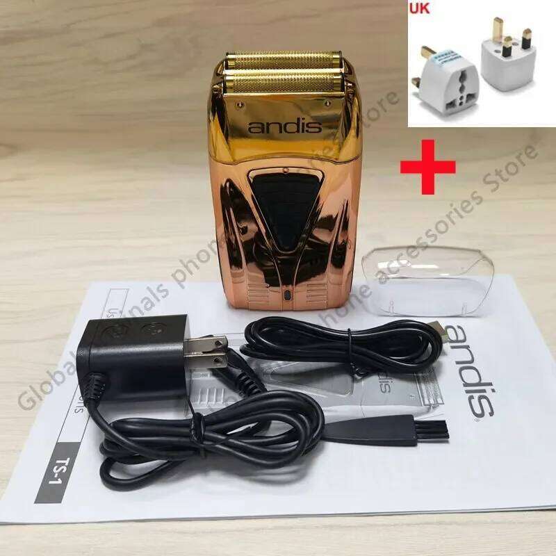 Original ANDIS Profoil Lithium Plus 17225/17205 Barber Cleaning Electric Shaver For Men Razor Bald Hair Clipper Supplies