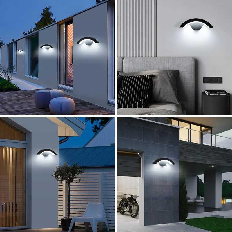 Aluminum LED Wall Lamp Waterproof IP65 Outdoor Garden Lights 18W Interior Wall Light for Bedroom Street Corridor Stairs Lighting W250607