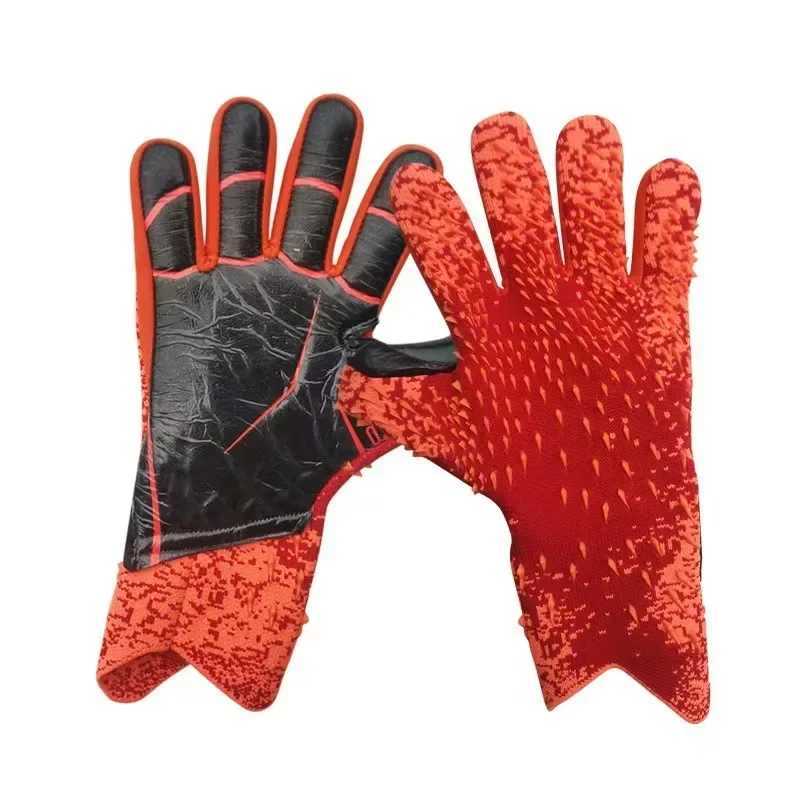 HOT Adults Professional Goalkeeper Gloves Football Latex Thickened Protection Goalkeeper Soccer Sports Football Goalie Gloves XJ250606