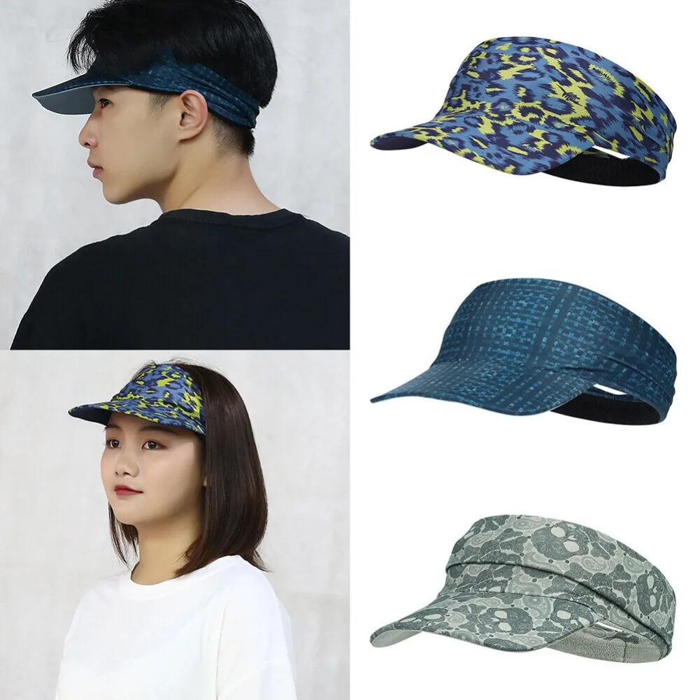 Outdoor Sports Running Tennis Golf Empty Top Visor Cap Hat Absorb Sweat Baseball Caps UV Sun Protection Cap for Men Women 250603