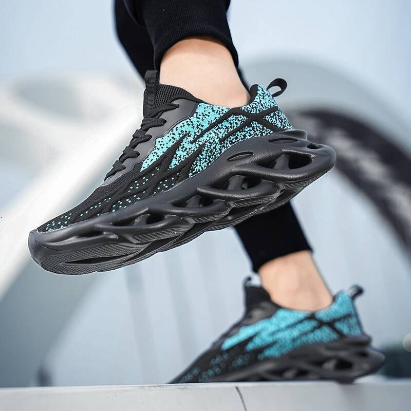 Ddmyoutdoor Men S Mesh Breathable Casual Sneaker Platform Anti Slip Shock Absorbing Lightweight Soft Sole Fashion Running Shoes Outdoor Shoes