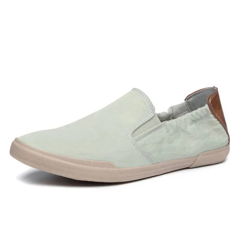 Ddmyoutdoor Ins Fashion Loafers Canvas Men Casual Shoes Flat Slip On Male Footwear Outdoor Shoes