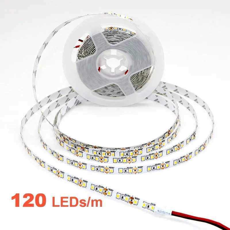 24V 12V LED Strip 2835 120LEDs/m Home Lamp Strip Pink Red Ice Blue Green Golden Yellow Orange Flexible Waterproof Soft Lamp Bar XJ250606