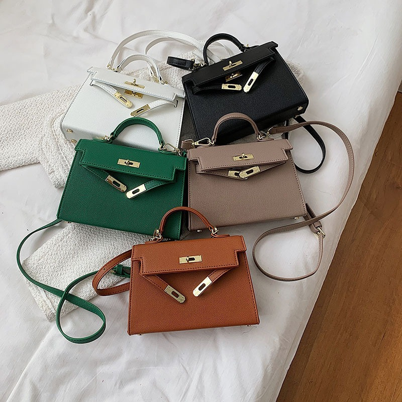Designer bag free shipping 2025 new fashion luxury high-end texture solid color printed fashion crossbody bag for women