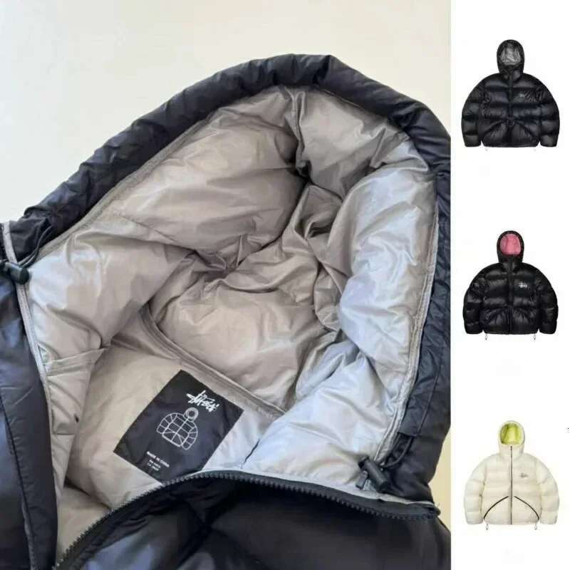 Explosive New Thick Hooded Men and Warm Lovers Bread Down Cotton Jacket Embroidery Winter Clothes Women Coat