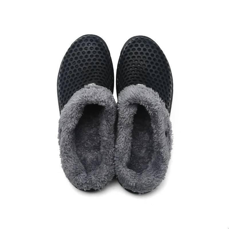 Ddmyoutdoor MAEDEF Winter Women Indoor Warm Shoes Non Cotton Pantoffels Casual Clogs Slip On House Floor Slippers For Men Outdoor Shoes