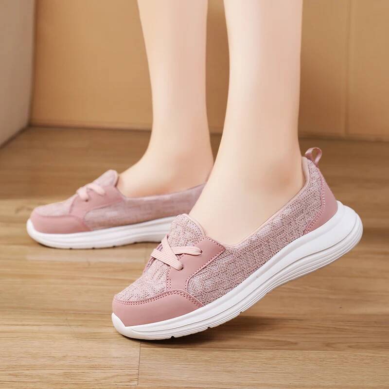 Ddmyoutdoor Ddmyoutdoor Women Platform Breathable Walking Mesh Flat Bottom Outdoor Casual Sports Vulcanized Shoes Zapatillas De Deporte Outdoor Shoes