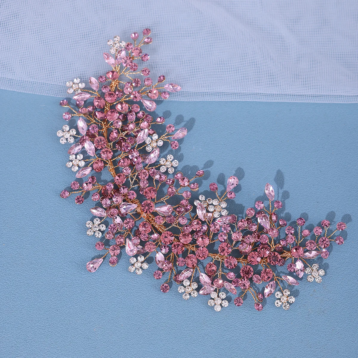 Crystal Rhinestone Hairband Headband Tiara For Women Party Pageant Bridal Wedding Hair Accessories Jewelry Band Headband 250529