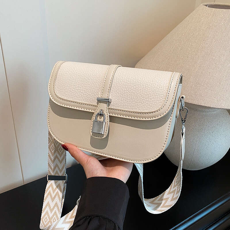 Trendy Single Shoulder Underarm Small for Women 2025 New High-end Niche Design Color-blocking Ladies Crossbody Bag