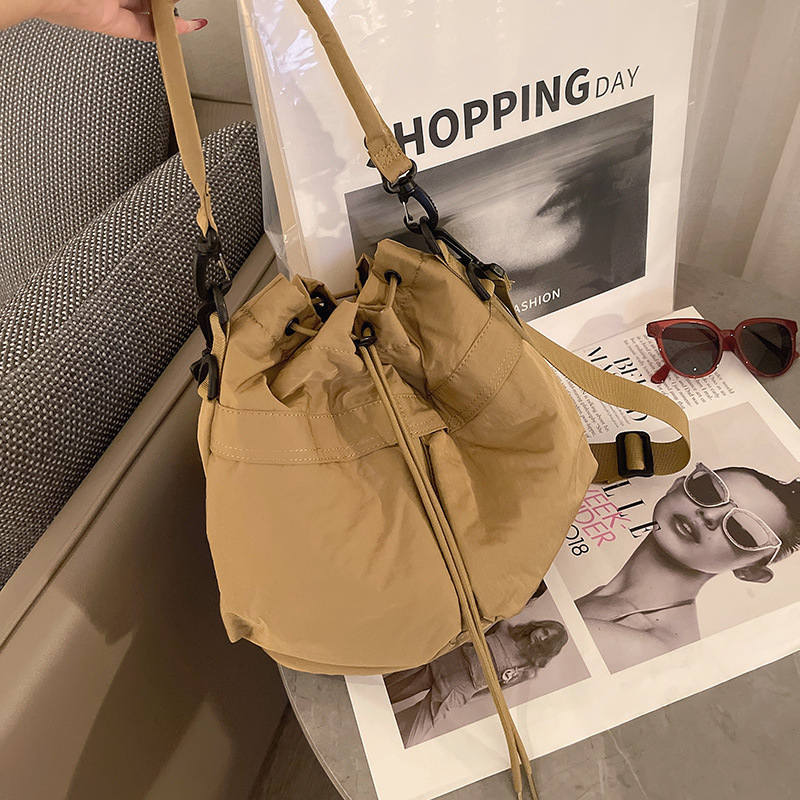 Free Shipping 2025 Summer New Casual Multifunctional Oxford Cloth Backpack Luxury Designer Bags Fashion Bucket Bag Handheld Shoulder Crossbody Bag