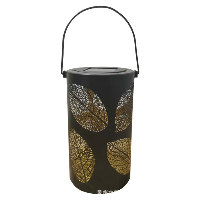LED solar wrought iron hanging light landscape garden light waterproof outdoor garden lighting lawn light