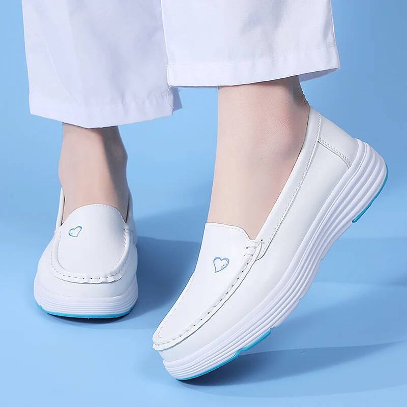 Ddmyoutdoor Ddmyoutdoor New Platform Women S Nurse Summer Soft Sole Breathable Sleeve Feet Loafers Comfortable Work Shoes Zapatos Casuales Outdoor Out