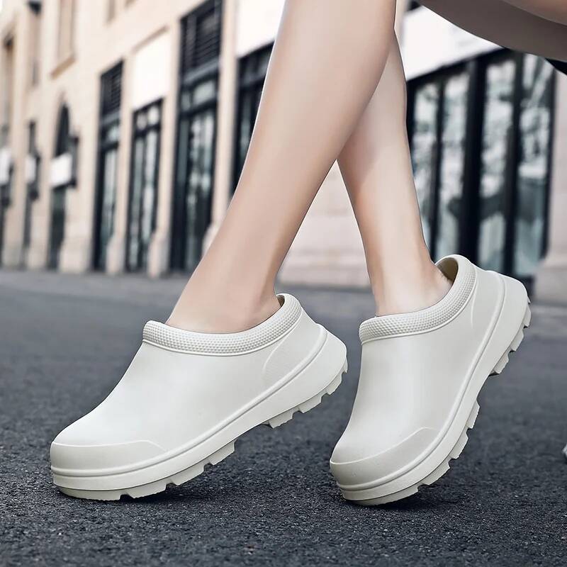 Ddmyoutdoor Women Anti Slip Water Large EVA Chef Nurse Work Elegant Platform Sandals Garden Beach Waterproof Kitchen Shoes Outdoor Shoes