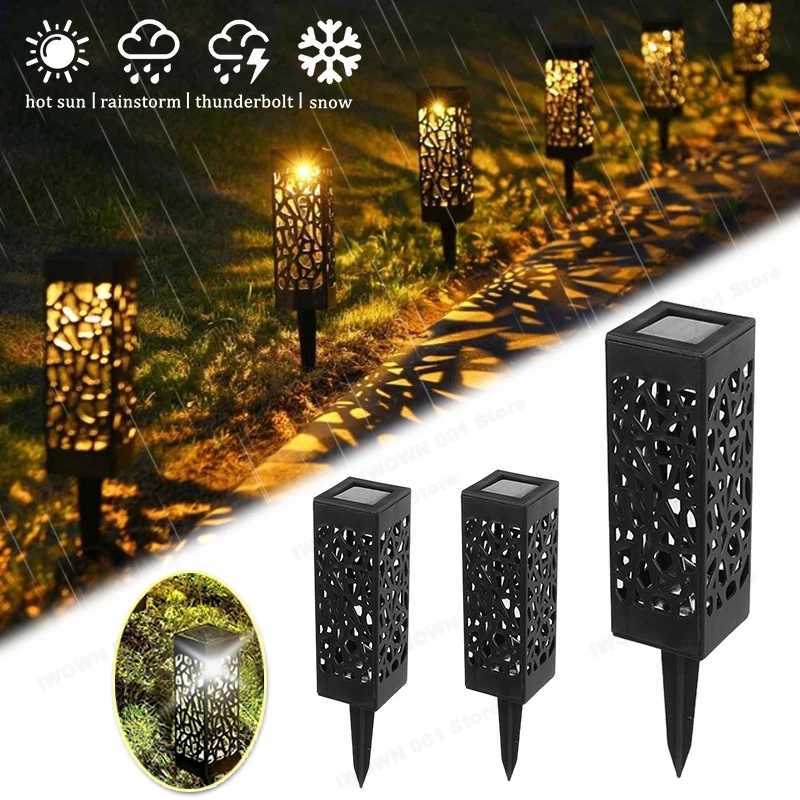 Solar Garden Light Waterproof Outdoor Lawn Lamp Garden Solar Spotlight Pathway Landscape Solar Underground Light Decoration Street W250607