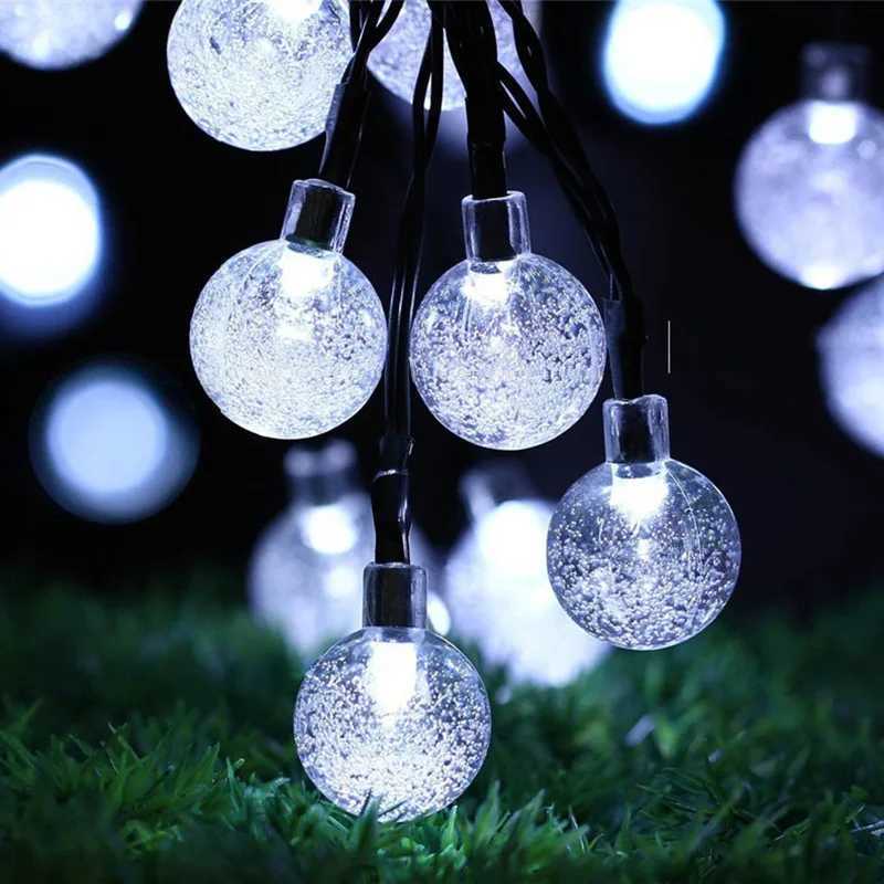 String Light Solar 7m 50 LEDs Fairy Lights Outdoor Garden Wedding Decoration Lamp IP65 Waterproof Garland Furniture Light Decor XJ250606