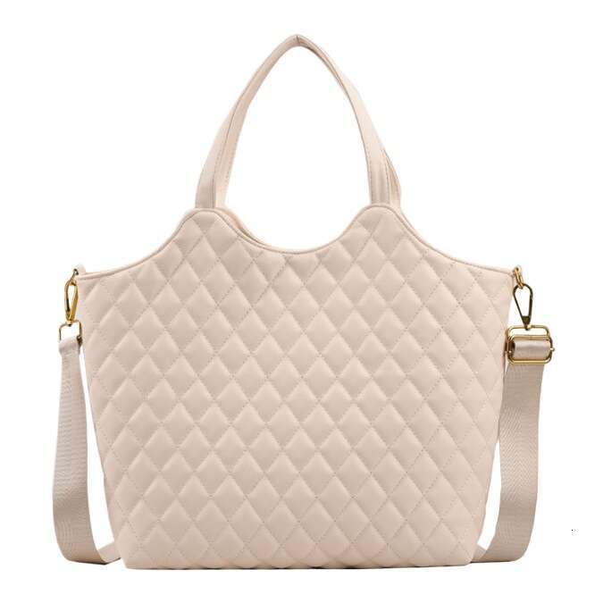 Travel for Women 2024 Summer New Fashion Quilted Tote Large Capacity Handheld Shopping Bag designer bag