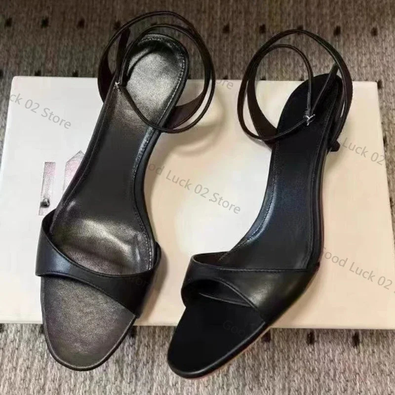 Sexy Gold Kitten Heel Sandals Women Summer Open Toe Ankle Strap Dress Slide Shoes Elegant Wedding Bridal Shoes Pumps for Ladies 250605