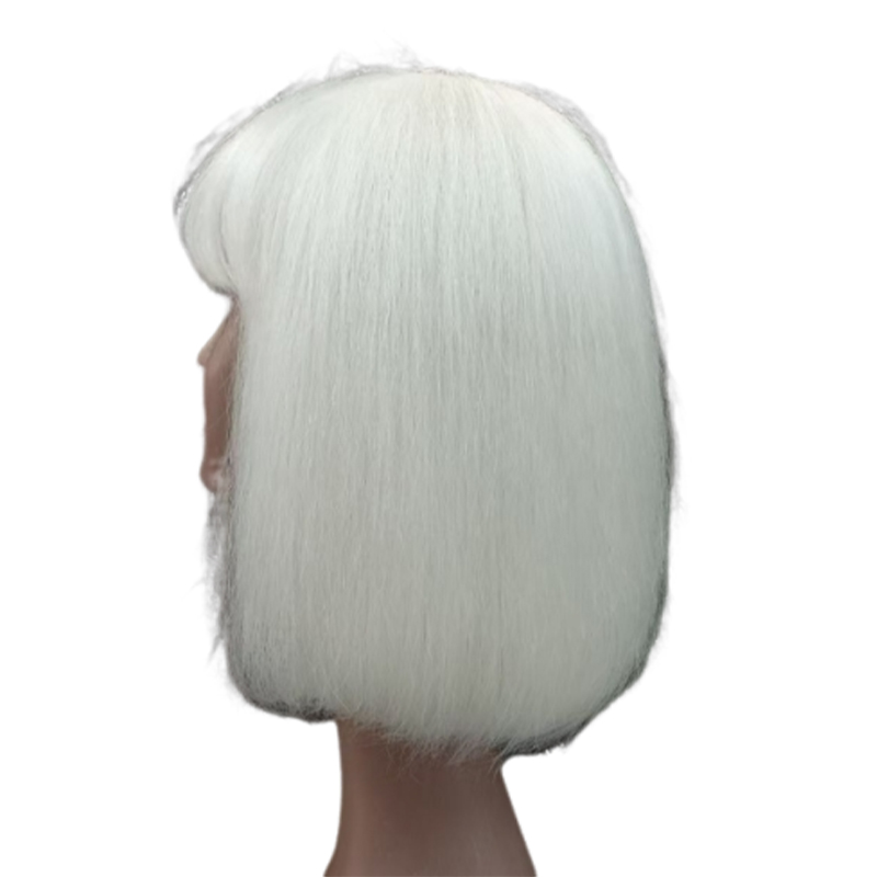 Short straight hair women's wig, high-quality wig