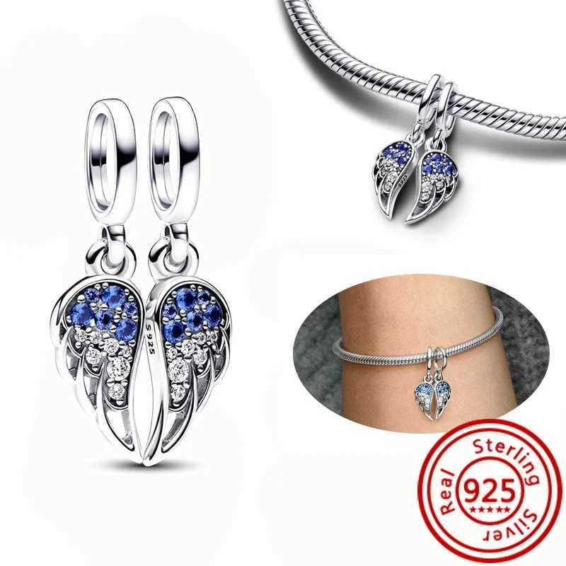 New 925 Sterling Silver Family Friends Friendship Triple Dangle Charm Heart Beads Fit Original Pantaro Bracelet Fine DIY Jewelry XJ250607