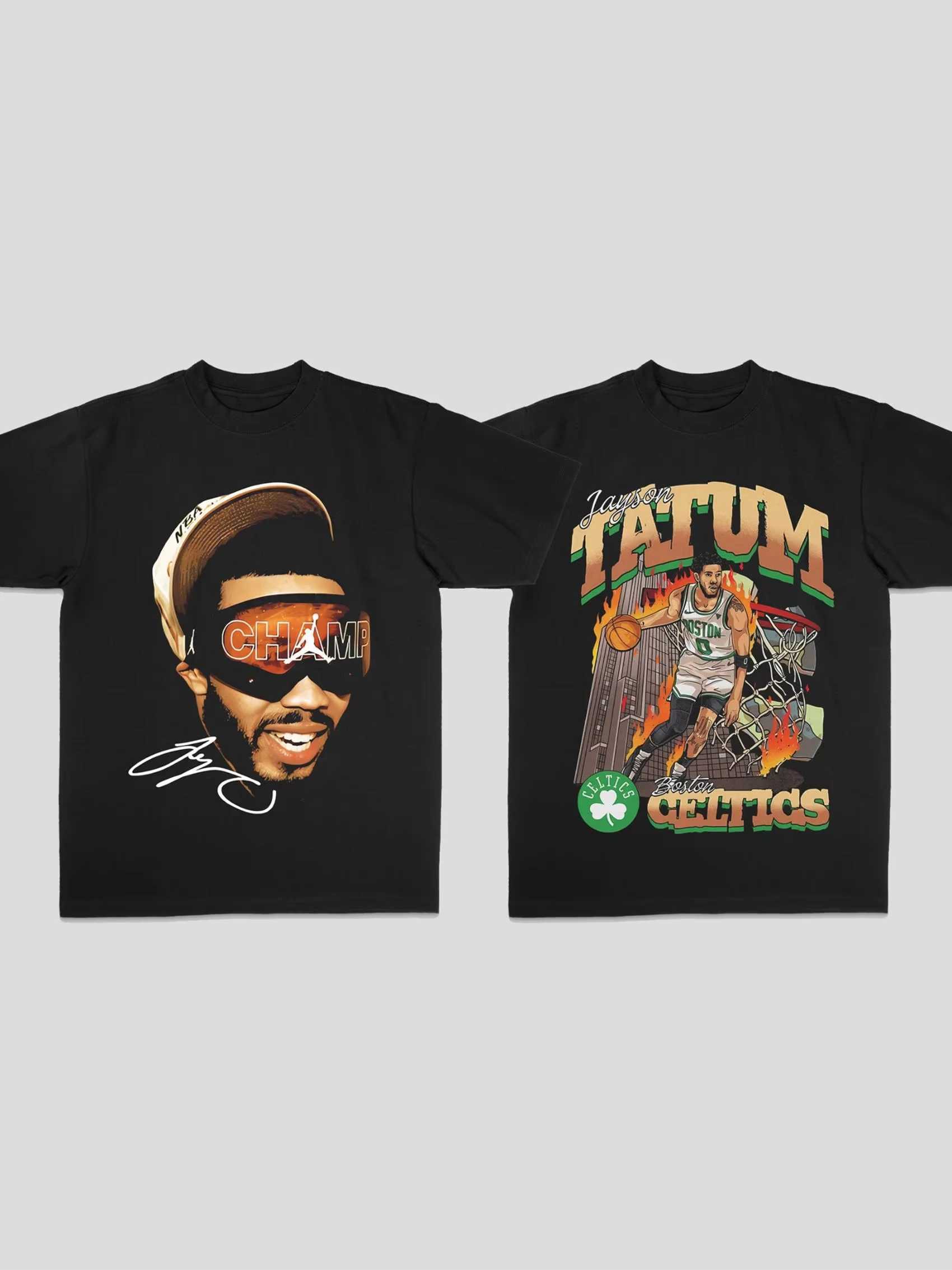 Basketball Jayson Tatum American Fashion Print Mens Womens Loose 00% Cotton Direct Spray Summer Loose Short Sleeve T-shirt W250607