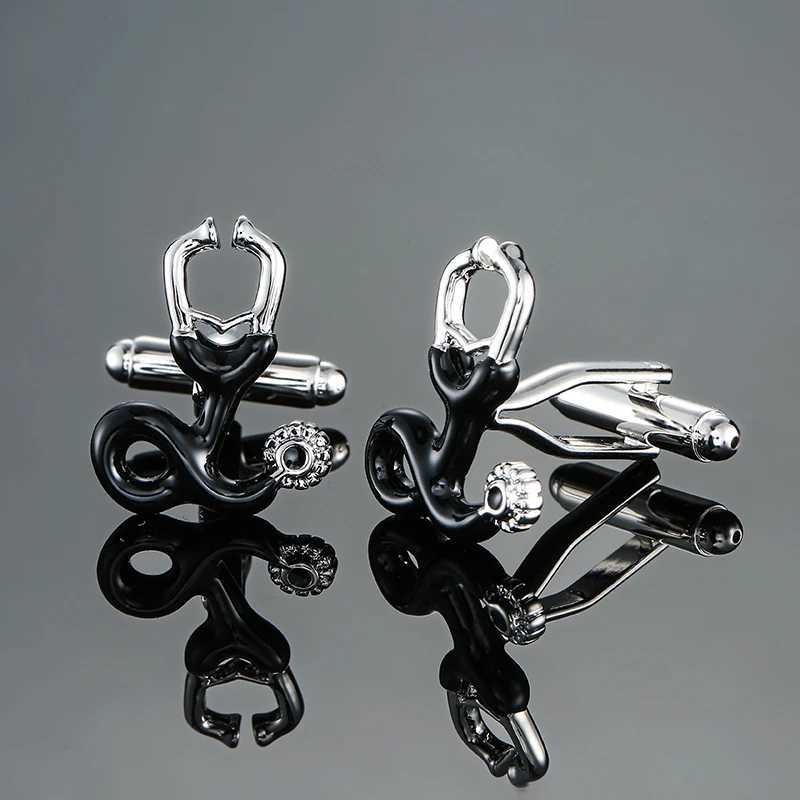 New luxury jewelry brand Cufflinks of high-grade Safety hat fire extinguisher Judge hammer alarm clock mens shirts Cufflinks W250606