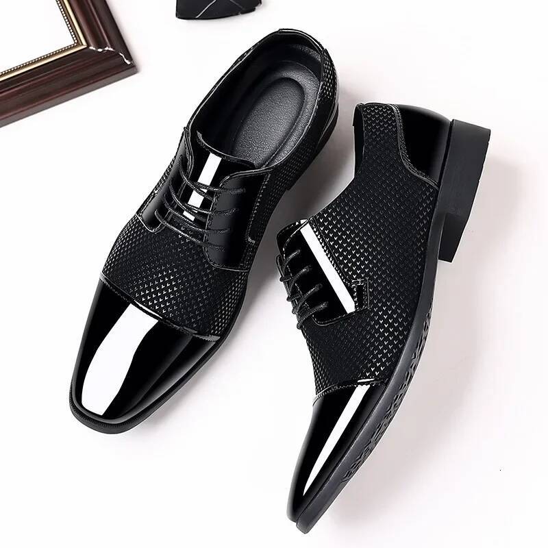 Ddmyoutdoor New Men S Business Dress Casual Pointed Toe Wedding Shoes Outdoor Shoes