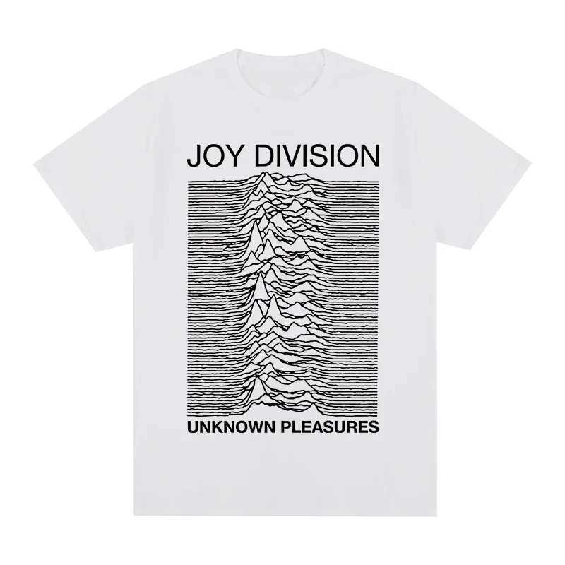 Joy Division Creative Line Print Summer High Quality 100% Cotton Casual Comfortable Mens T-Shirt Trendy Street Mens Clothing X250607