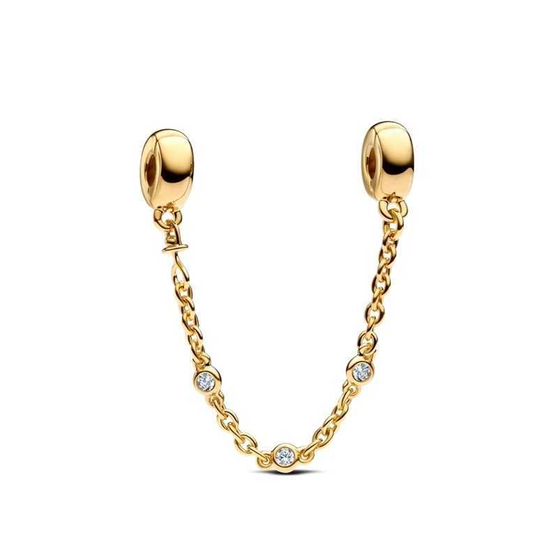 2025 New Rose Gold Pendant Charm Bead Fits Bracelets Bangle Necklace For Women Luxury DIY Jewelry Daily Party Festival Gift Hot XJ250607