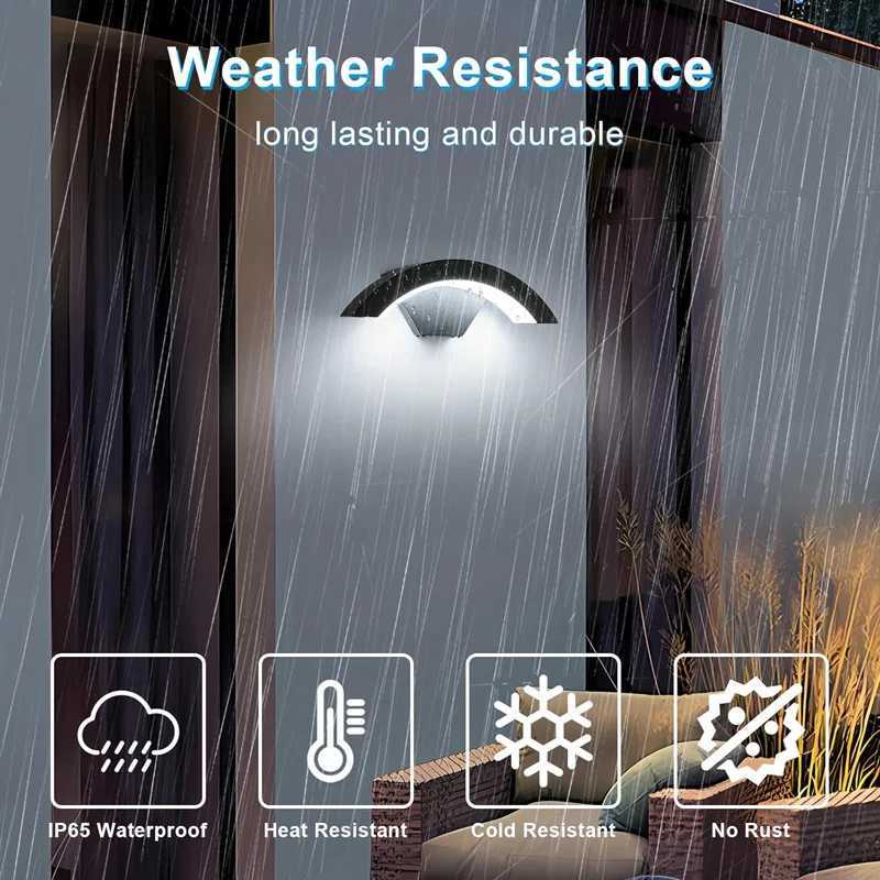 Aluminum LED Wall Lamp Waterproof IP65 Outdoor Garden Lights 18W Interior Wall Light for Bedroom Street Corridor Stairs Lighting W250607