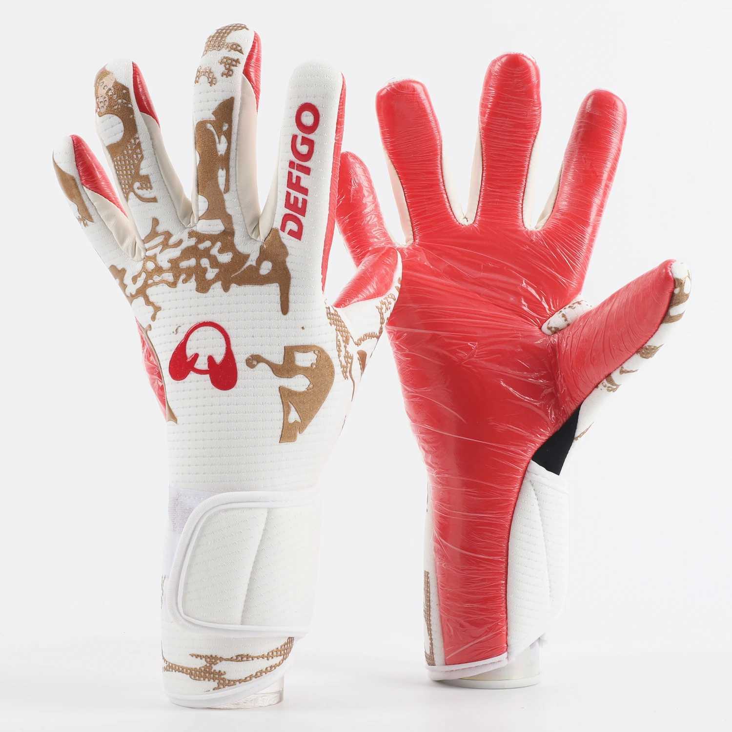 Men Kids Boys Women Professional Football Soccer Goalkeeper Gloves Match Training Goal Keeper Protection Glove Non-slip Latex XJ250606