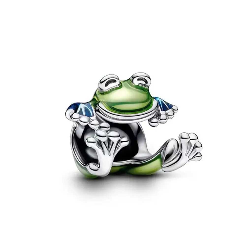 925 Sterling Silver Elephant Charms Frog Dog Beads Cat Pendant Fit Original Bracelets Accessories DIY Jewelry For Women Gift XJ250607