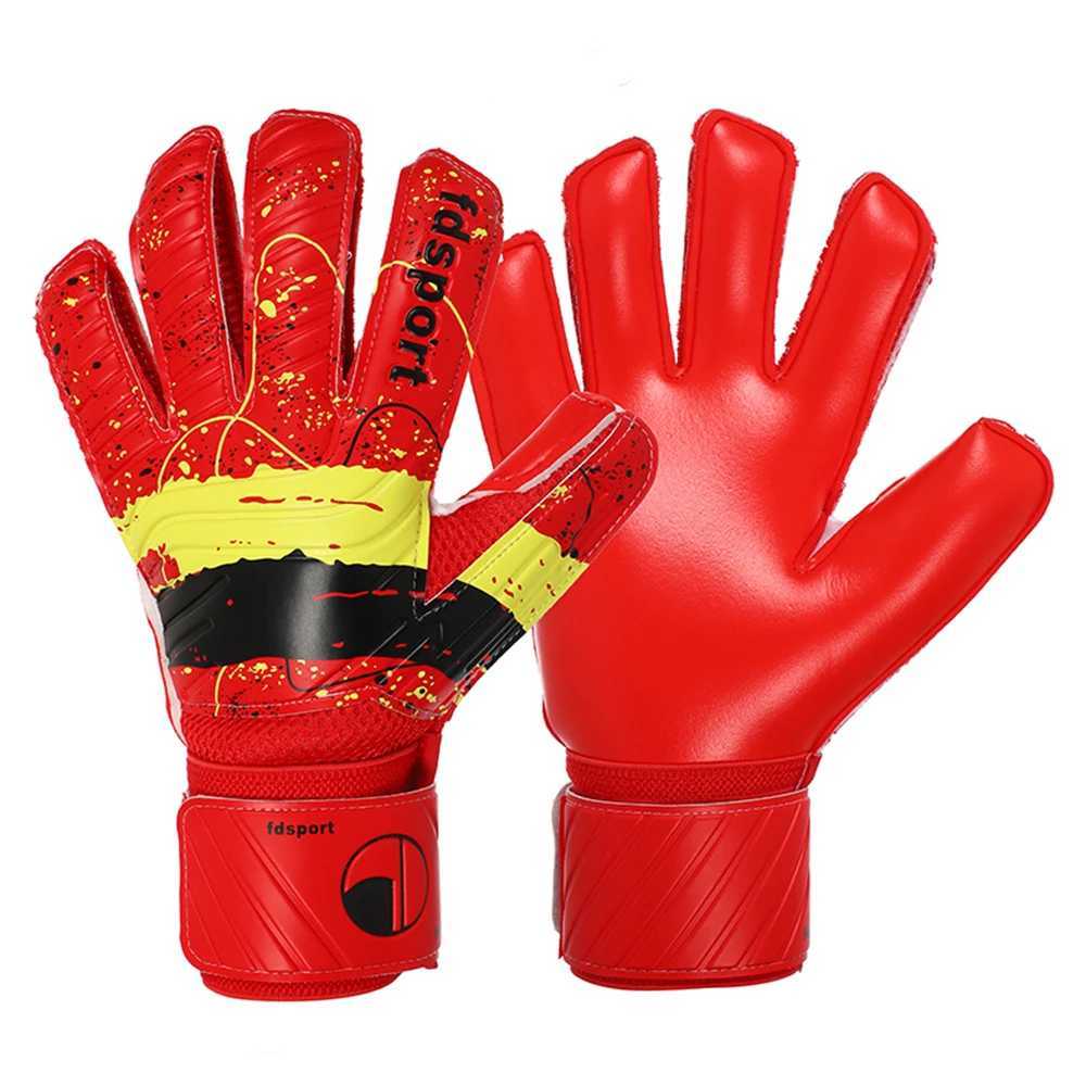 Men Kids Boys Women Goalkeeper Gloves Finger Save Protection 4mm Thickened Latex Rugby Soccer Football Goalie Keeper Gloves Guard XJ250606