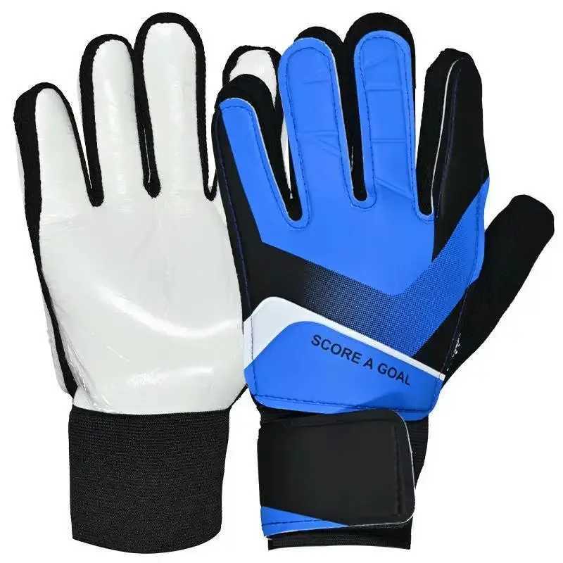 Soccer Goalkeeper Gloves For Adults Kids Anti-Collision Latex PU Goalkeeper Hand Protection Gloves Football Training Accessories XJ250606
