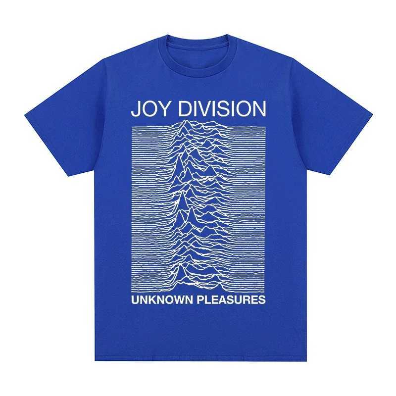 Joy Division Creative Line Print Summer High Quality 100% Cotton Casual Comfortable Mens T-Shirt Trendy Street Mens Clothing X250607