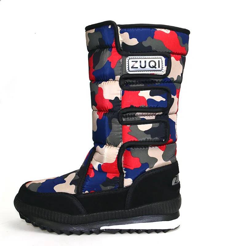 Ddmyoutdoor Platform Men Snow Boots For Man Thick Plush Waterproof Slip Resistant Winter Keep Warm Shoes Plus Size Outdoor Shoes