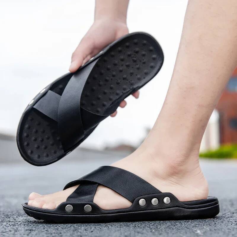Ddmyoutdoor MAEDEF Men S Summer Shoes Indoor Slides Casual Sandals Man Lightweight Breathable Beach Slippers For Outdoor Shoes