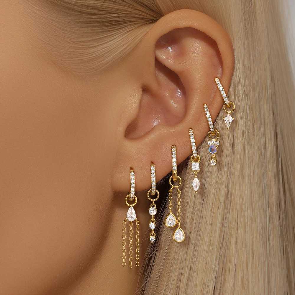 ROXI Tassel Charms DIY Pendant For Earrings Necklace Women Girls 925 Sterling Silver 1PC Exquisite Zircon Jewelry Accessories XJ250607