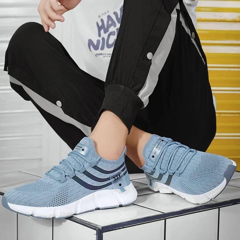 Ddmyoutdoor New Male Sneakers Spring Summer Mesh Breathable Fashion Running Shoes Comfortable Outdoors Casual Sneaker Light Tenis Masculino Outdoor Sh