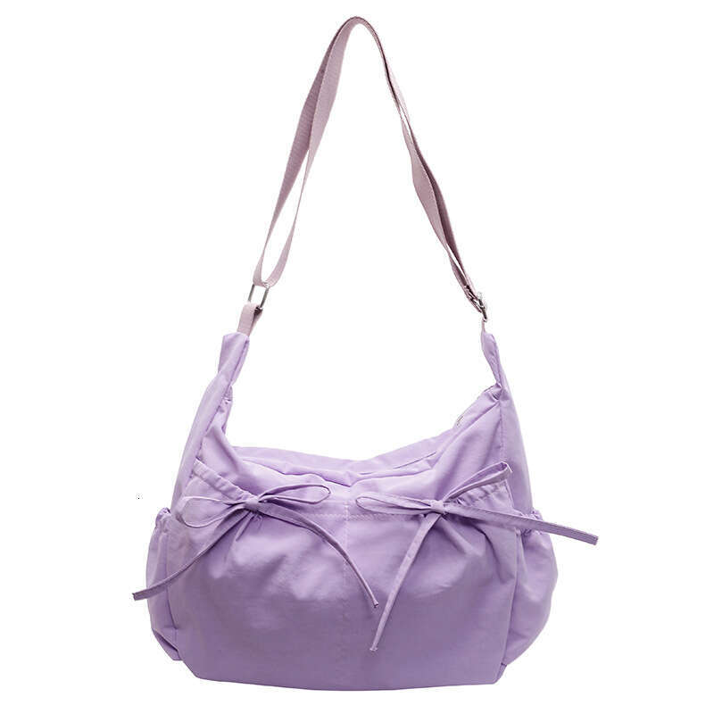 Casual Wrinkled Tote Large Capacity Lightweight Travel Class Commute Crossbody Women's Bag