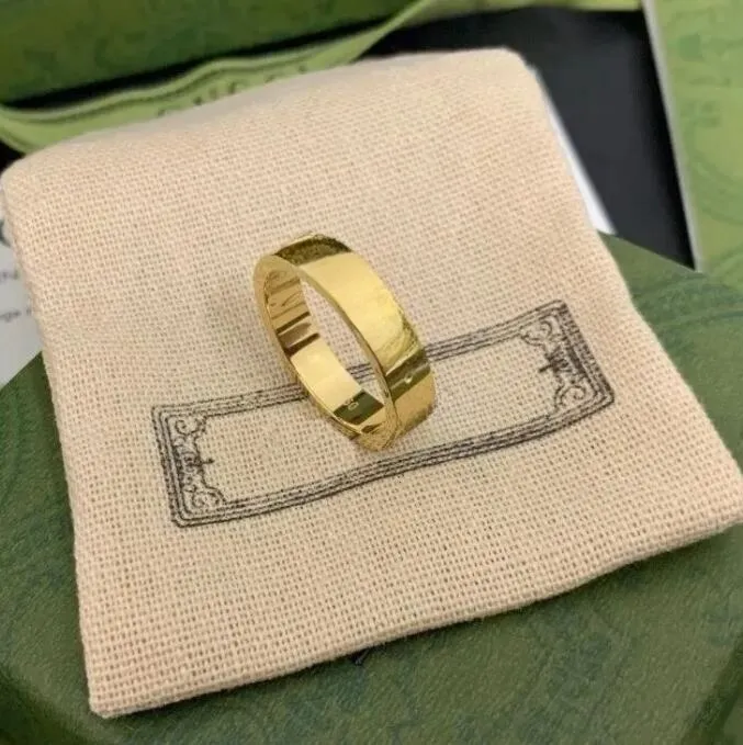 Luxurys Ring Mens Ring Love Rings Designer Fashion Titanium Steel Engraved Letter Pattern Designer Jewelry Engagement Ring Size 5-11 Rings for Women