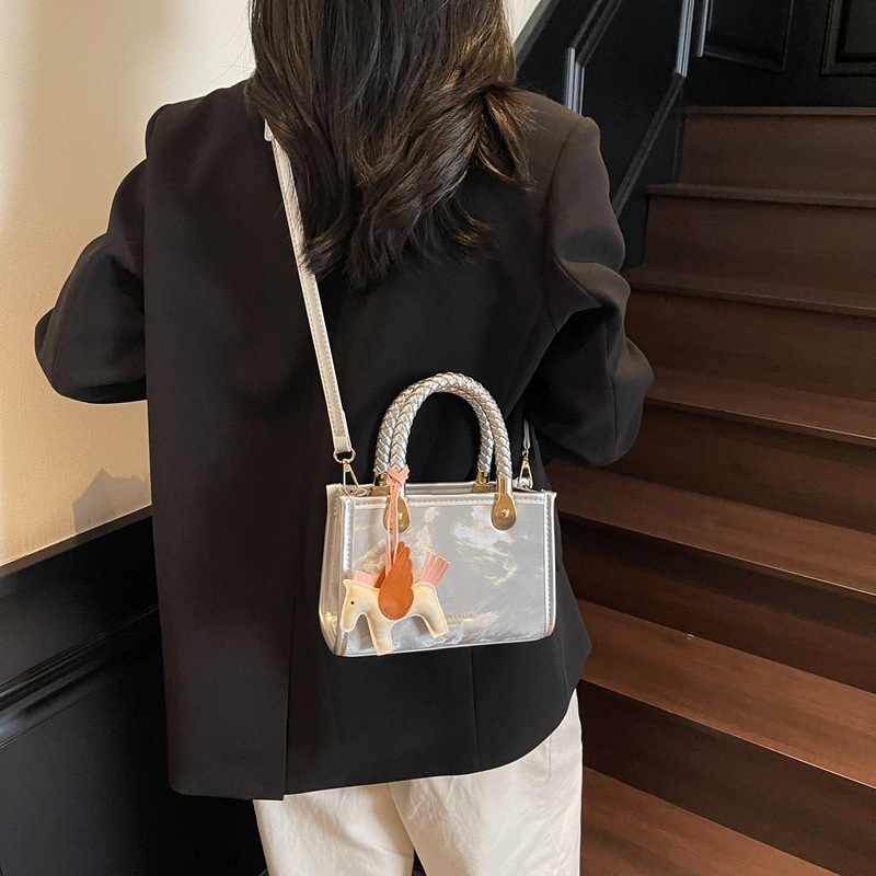 designer Korean Style Niche Design Simple Commuter Small Bag for Women 2025 Summer New High-end Versatile Crossbody Small Square Bag