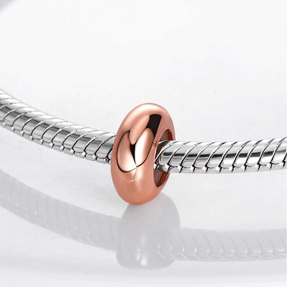925 Silver Spacer Stopper Clip Charms Chamilia Beads Fit Original Necklace Bracelet DIY Gift Women XJ250607