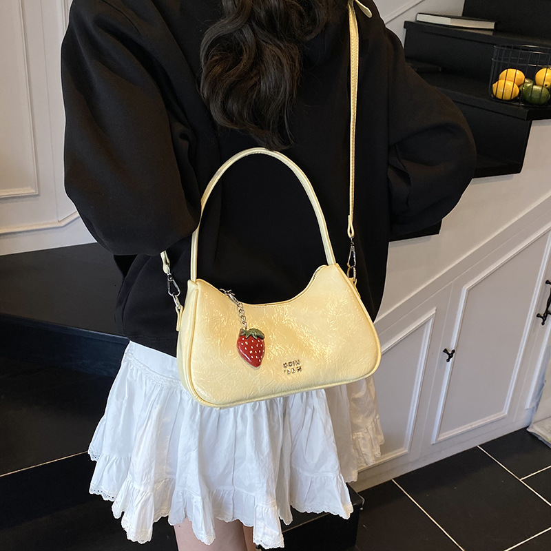 designer Korean Style Trendy Underarm Dumpling Bag for Women 2025 New Fashion Simple Shoulder Bag Niche High-Quality Texture Crossbody Bag