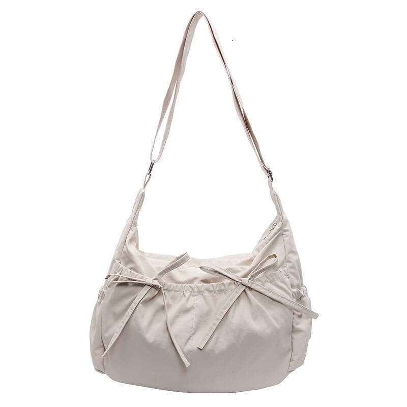 Casual Wrinkled Tote Large Capacity Lightweight Travel Class Commute Crossbody Women's Bag