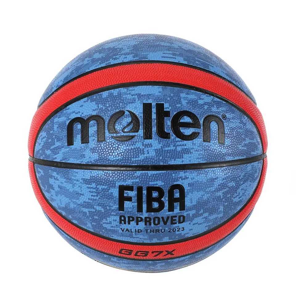 Molten Basketball Ball GG7X Official Size 7 PU Leather for Outdoor Indoor Match Training Men Women Teenagers Basketball XJ250606